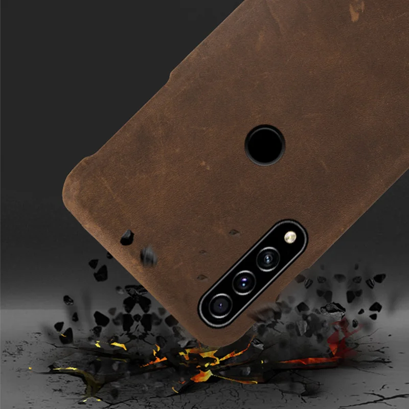 Genuine PULL UP Leather Case for Honor 9X 8X 10i 10 20 Pro Retro Cover For 5