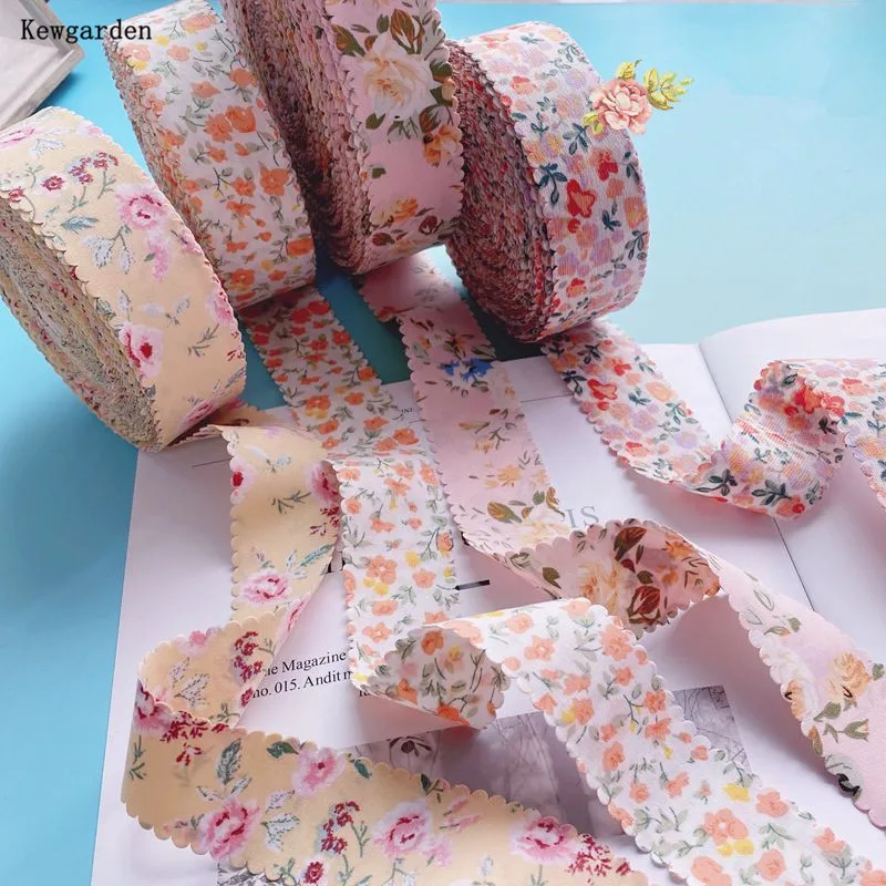 Kewgarden цветок волнистые края ленты 35 мм 1-1/4 &quotСделай сам Сделай Сам сатин