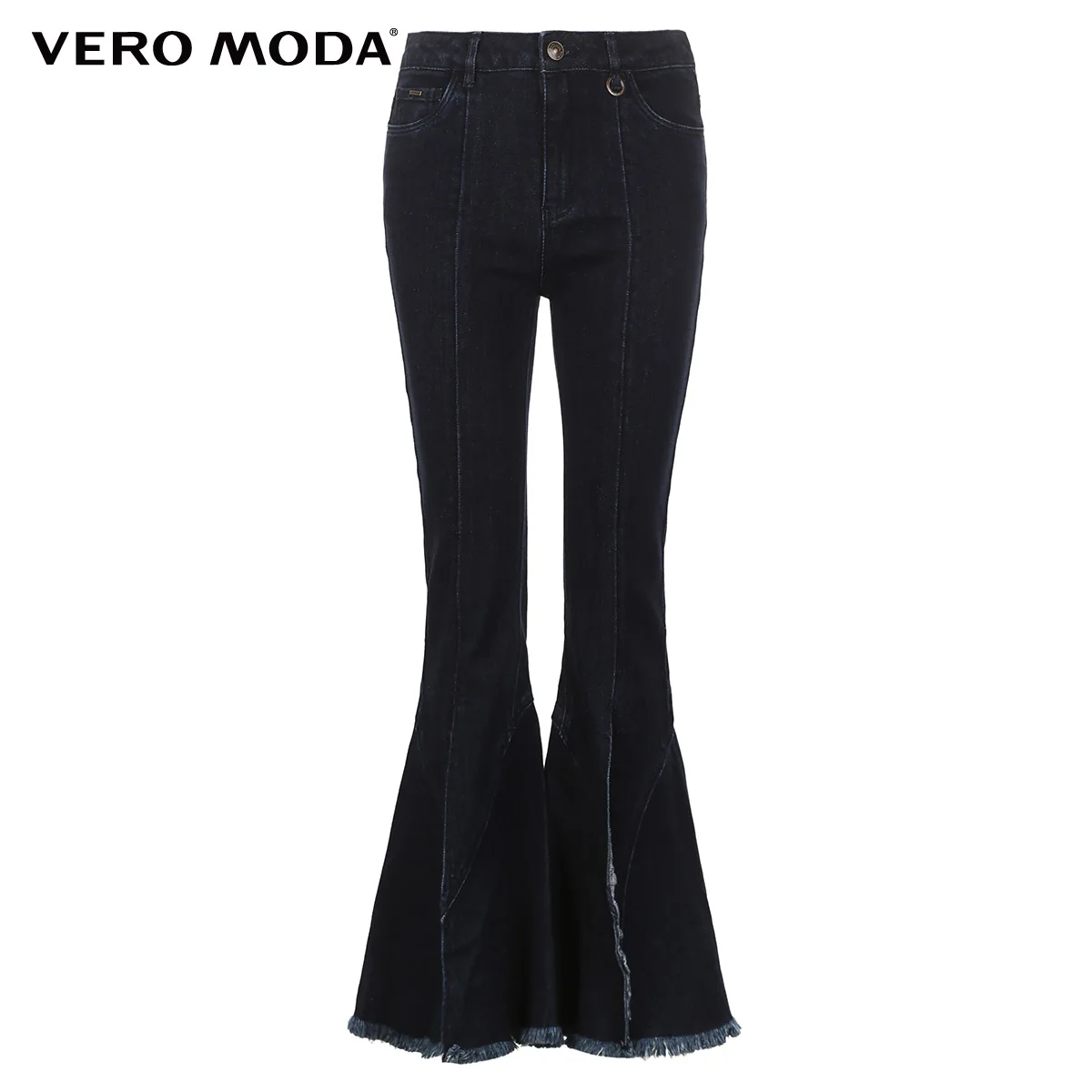 Vero Moda Новые поступления джинсы-клеш с разрезом из хлопка | 318332513