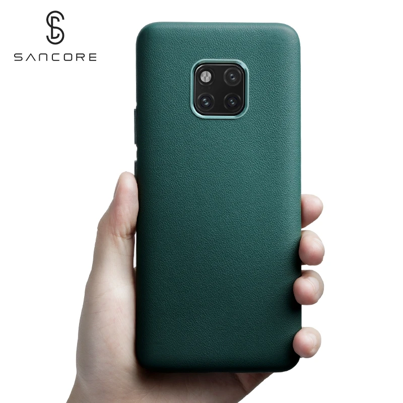 Чехол SanCore для телефона HUAWEI MATE 20/pro полностью защищающий телефон из кожи наппа