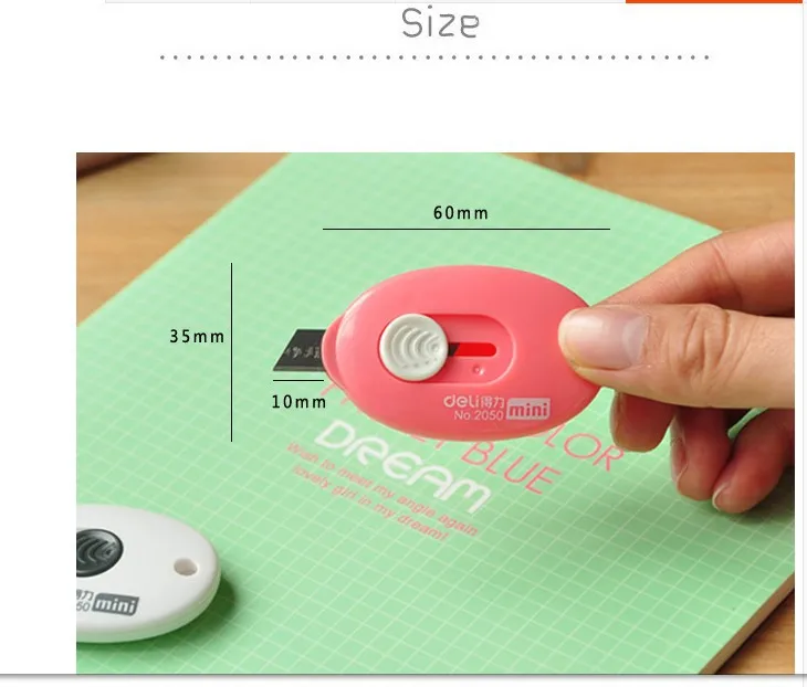 Mini Portable Small 2050 Knife Split Express Knife Paper Cutter Knife for Student Paper Cutter