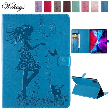 

Case For Coque Apple IPad Pro 11 Cartoon Girl Leather Stand Cover For Ipad Pro 11 inch 2020 2th Generation Tablet Cover Cases