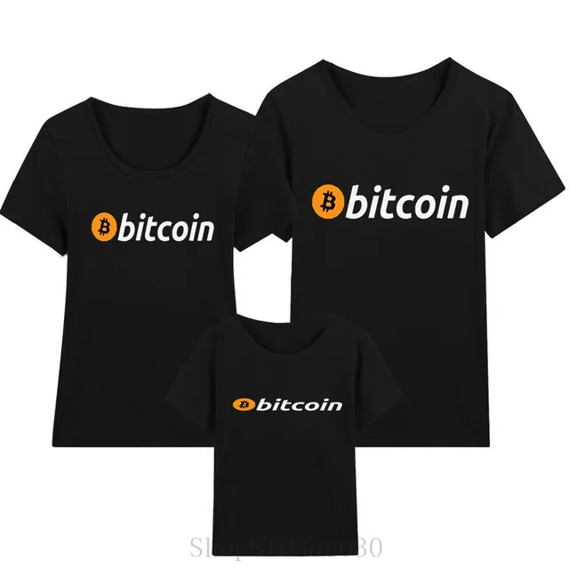 bitcoin couple clothes matching boy clothes girls tshirt family matching childrens clothes girl clothes father and son clothes