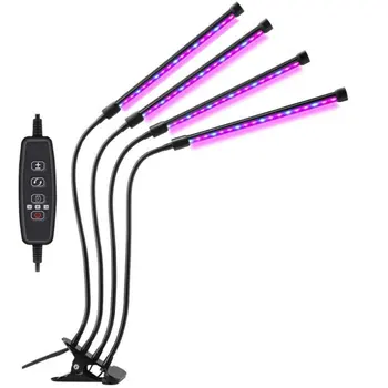 

2020 New 2/3/4 tubes LED Grow Light Adjustable USB Phyto Lamp For indoor Vegetable Flower Seedling Improve The Health Of Plant