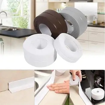 

Hot Fashion Waterproof Self Adhesive Bathtub Wall Sealing Strip Sink Basin Edge Trim