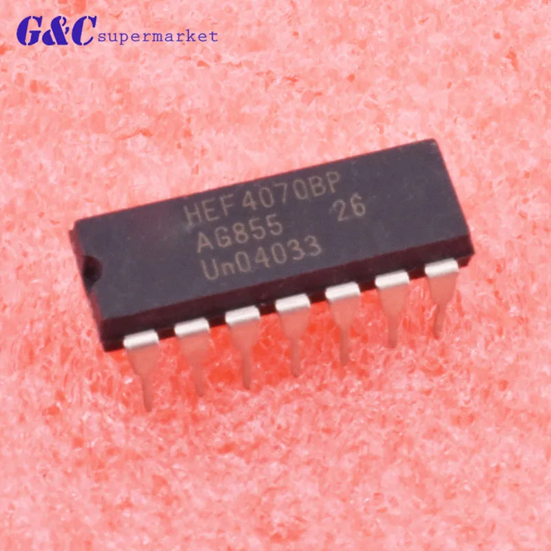 

5/10PCS HEF4070BP Encapsulation:DIP14 Quadruple exclusive-OR gate IC