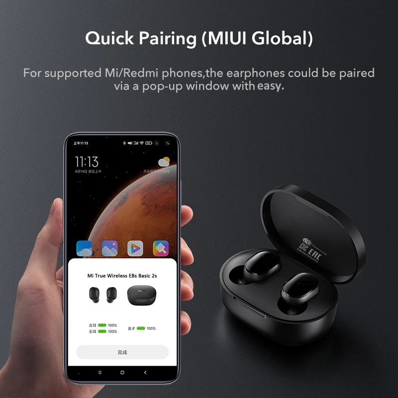 mi true wireless Bluetooth Earphone 