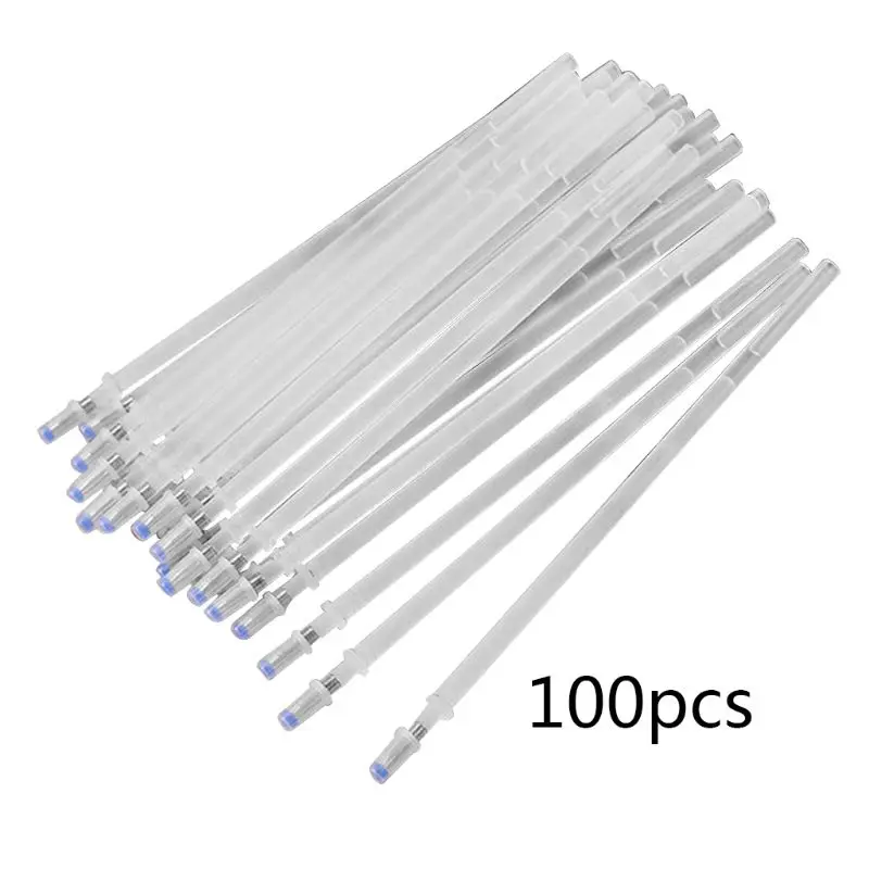 

100Pcs High Temperature Disappearing Pen Fabric Markers Pencil Marker Pens Heat Wrap Fade Out DIY Refill
