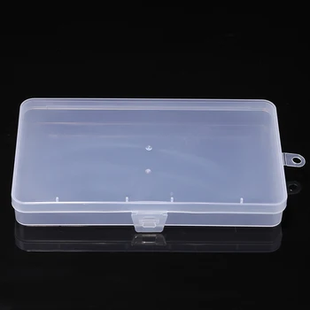 

Clear Transparent Storage Boxes PP Container Box with Lid DIY Handmade Material Plastic Empty Box Component Screw Jewelry