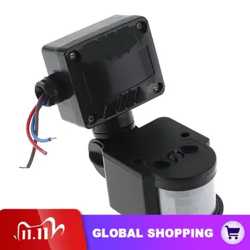 

Automatic 110-240V LED Infrared PIR Motion Sensor Lawn Lamp Switch for Outdoor Indoor