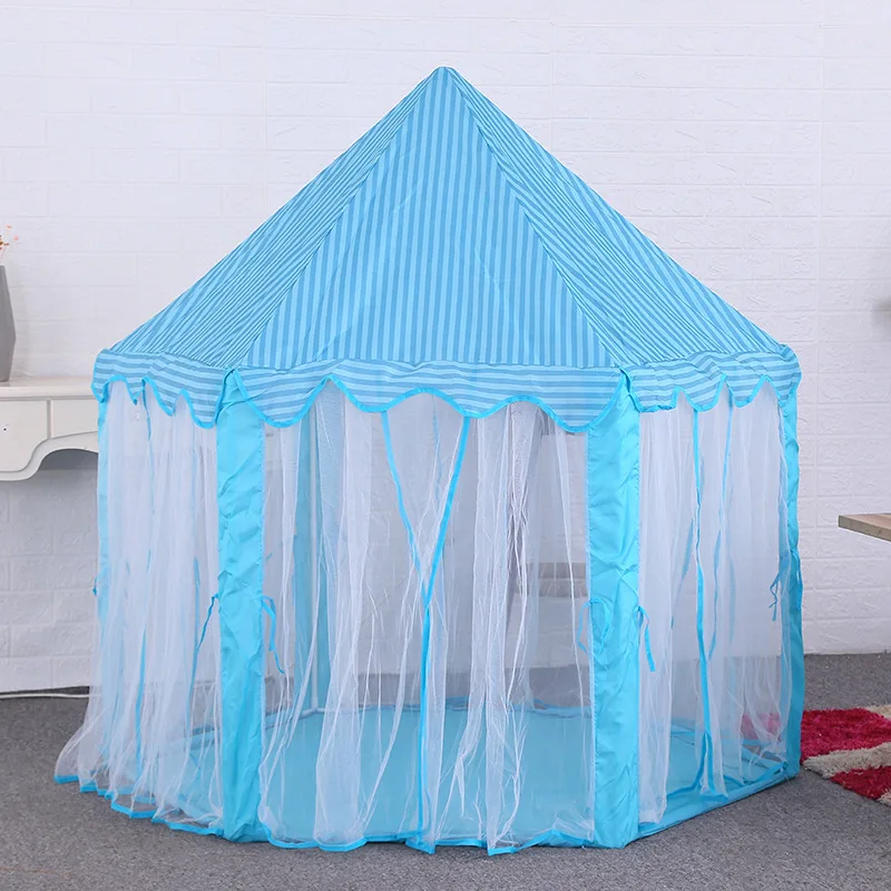 

Kids Indoor Tulle Anti-mosquito Tent Toy House Children Hexagonal Princess Castle Tent Baby Game House