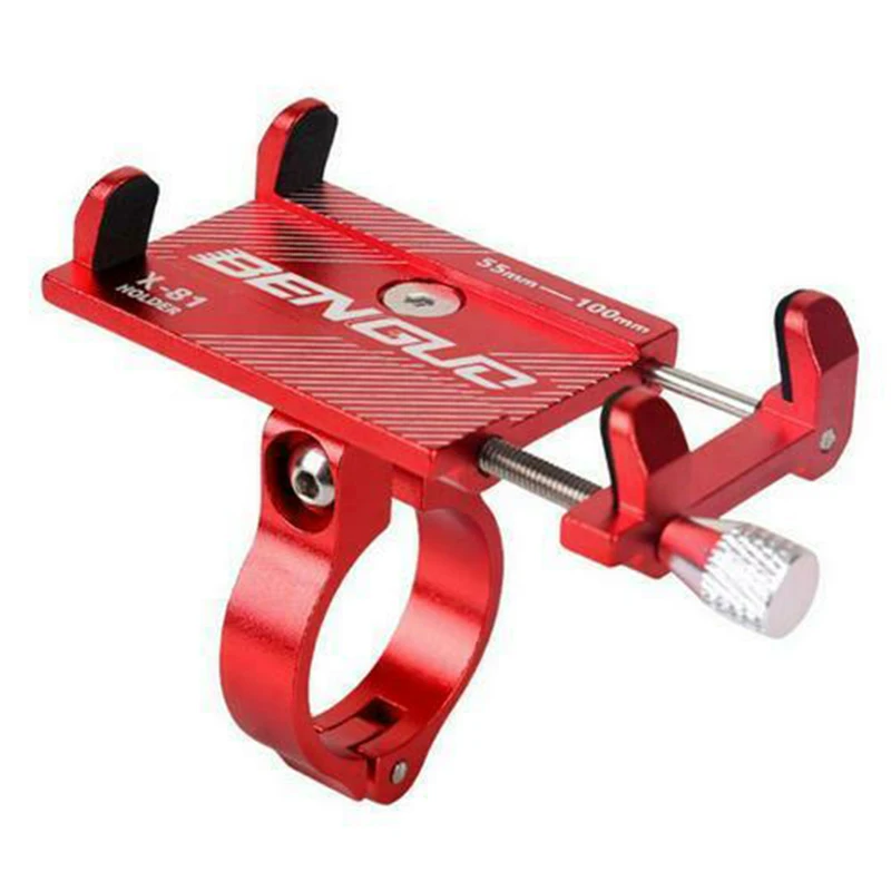 

Bicycle Aluminum Mobile Phone Holder Mobile Navigation Non-slip Rubber Bracket