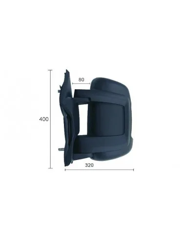 Полноразмерное зеркальное освещение Citroen Jumper (06-) -справа-27305432 | Автомобили и