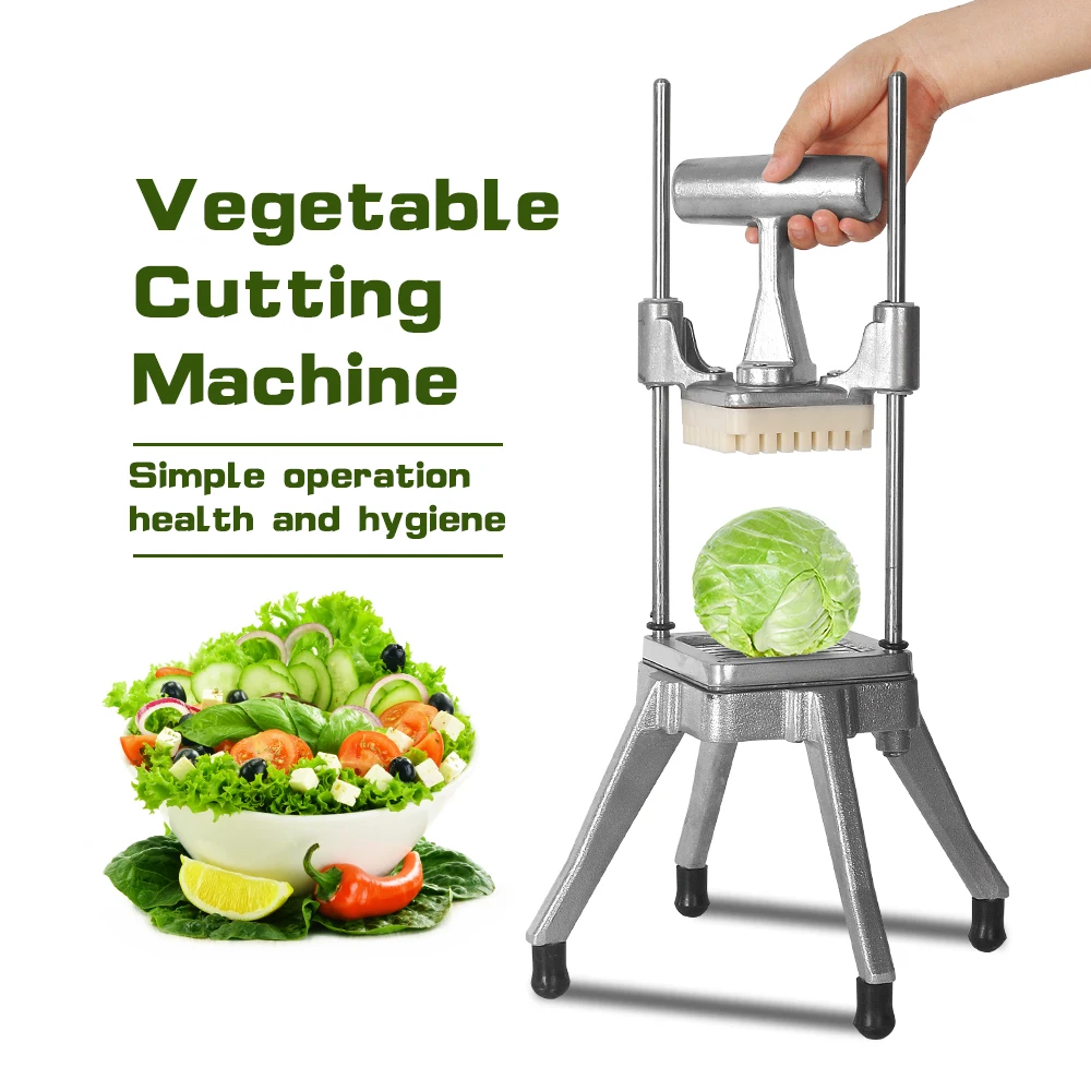 Vegetable Cutting Machine AM-08 Small Salad Machine Manual Dicing Maker Potato Cucumber Carrot Fruit Easy Operation