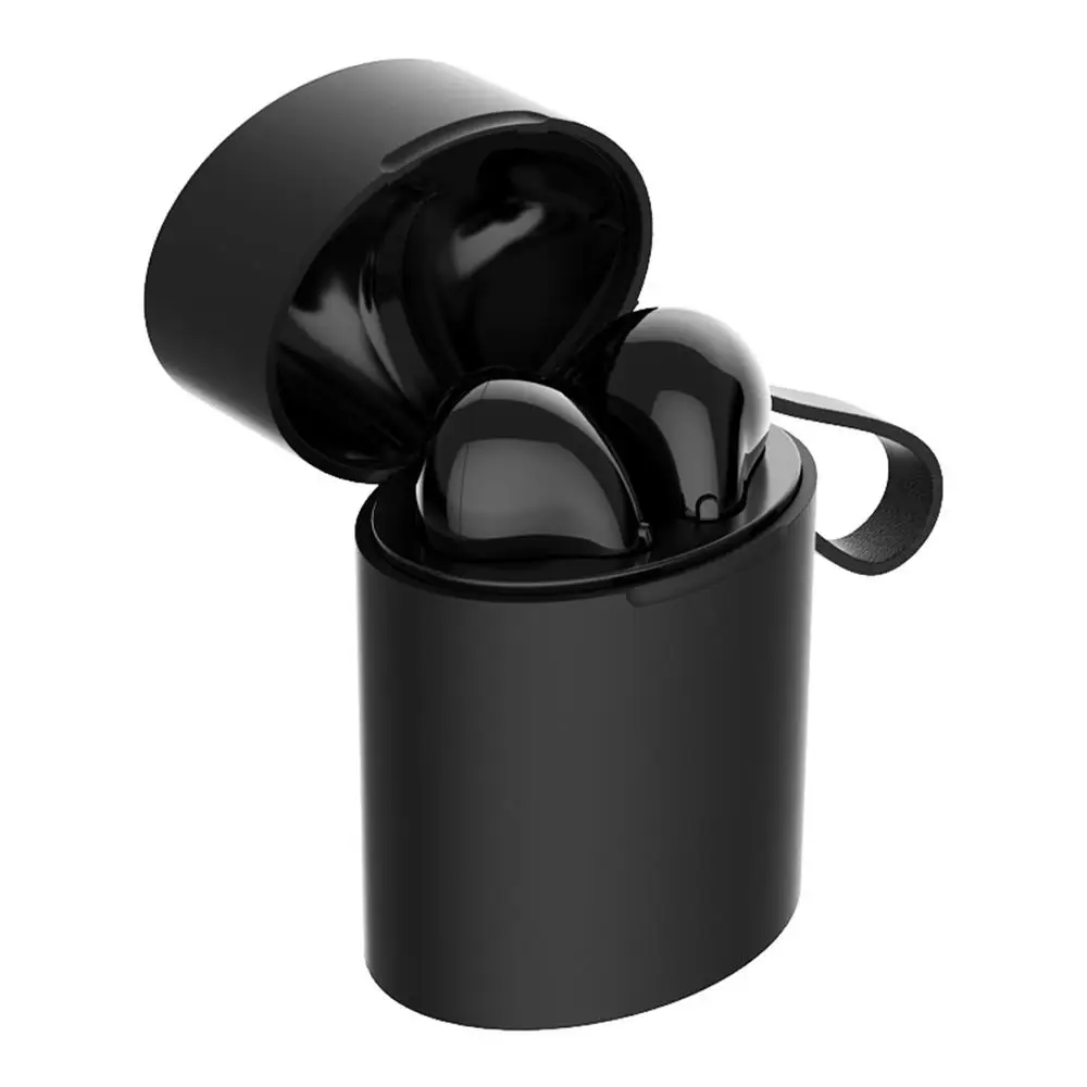 M5 TWS Беспроводные bluetooth 5,0 наушники-вкладыши мини сенсорные басы двусторонние звонки Бизнес Спорт HD стерео гарнитура с зарядным устройством - Цвет: Черный