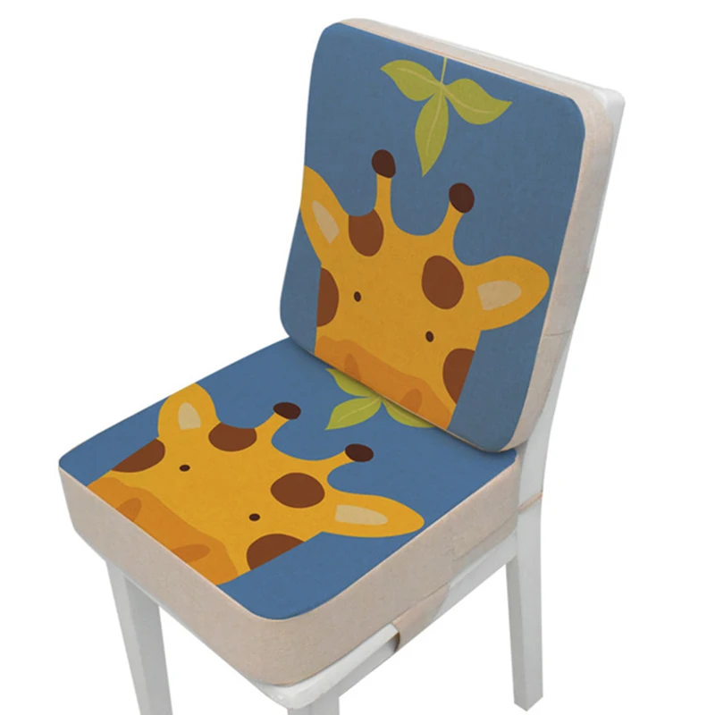 Cushion Highchair-Mat Seats Increased-Booster Baby Kids Cartoon Sponge Anti-Slip Thick