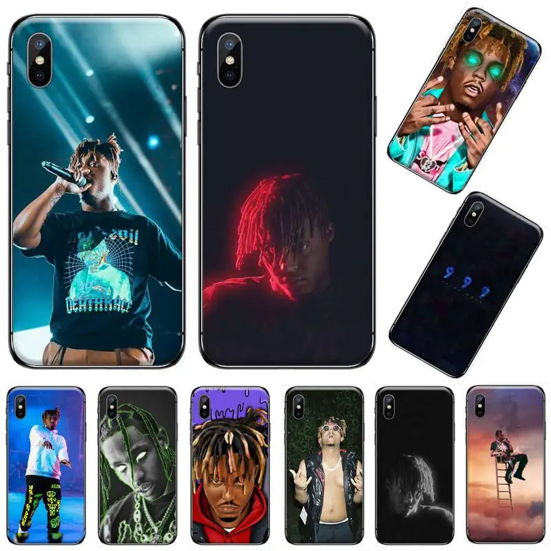 Чехол для телефона Juice WRLD Rapper Small juice черный мягкий чехол iphone 5 5s 5c se 6 6s 7 8 plus x xs xr 11 pro