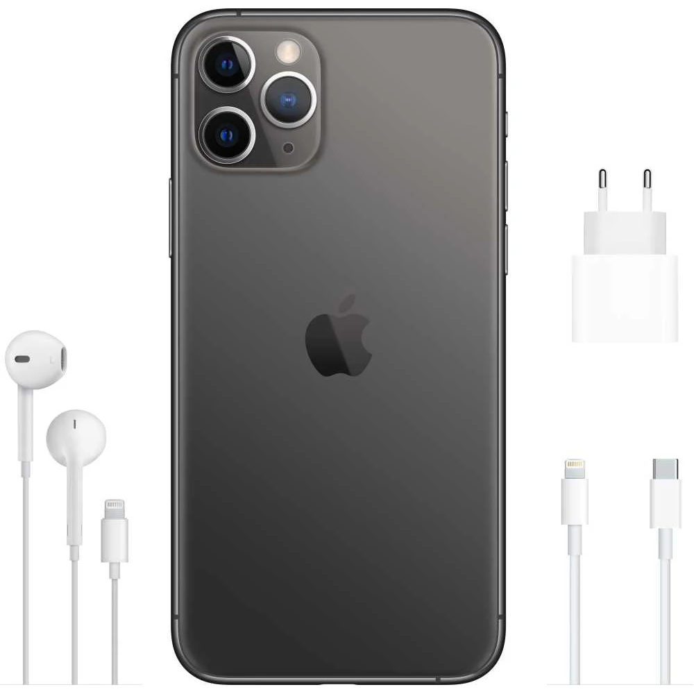 Смартфон Apple iPhone 11 Pro MWCD2RU/A 512Gb серый космос 3G 4G 1Sim 5.8" OLED 1125x2436 iOS 13 12Mp