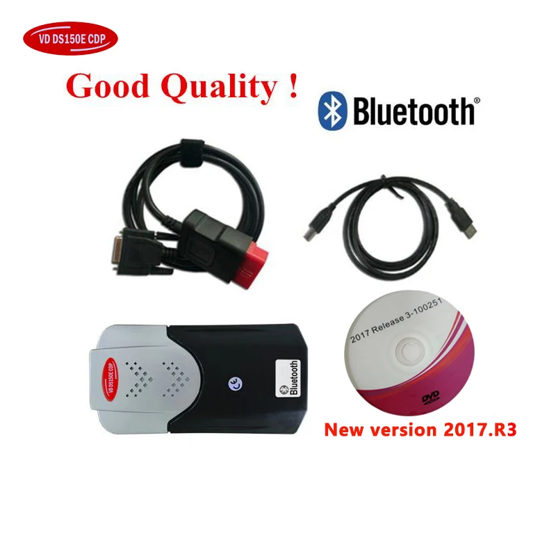 2021 VD DS150E CDP Bluetooth Obd для дельфина 2017R3 с Keygen Obd2 сканер автомобили грузовики