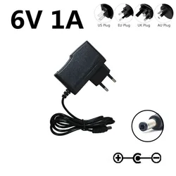 Fuente de alimentación de 6V CA/CC, adaptador para Casio AD-A60024, AD-A60024IU, CSADA600, AD-A60024SE, AD-60024, AD-4160, HR-100, HR-150