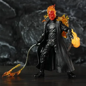 

Custom 6" ML Legends Ghost Rider 6" Action FIgure Fantastic Four Johnny Blaze Comic Movie Toys Doll Nicolas Cage Doll