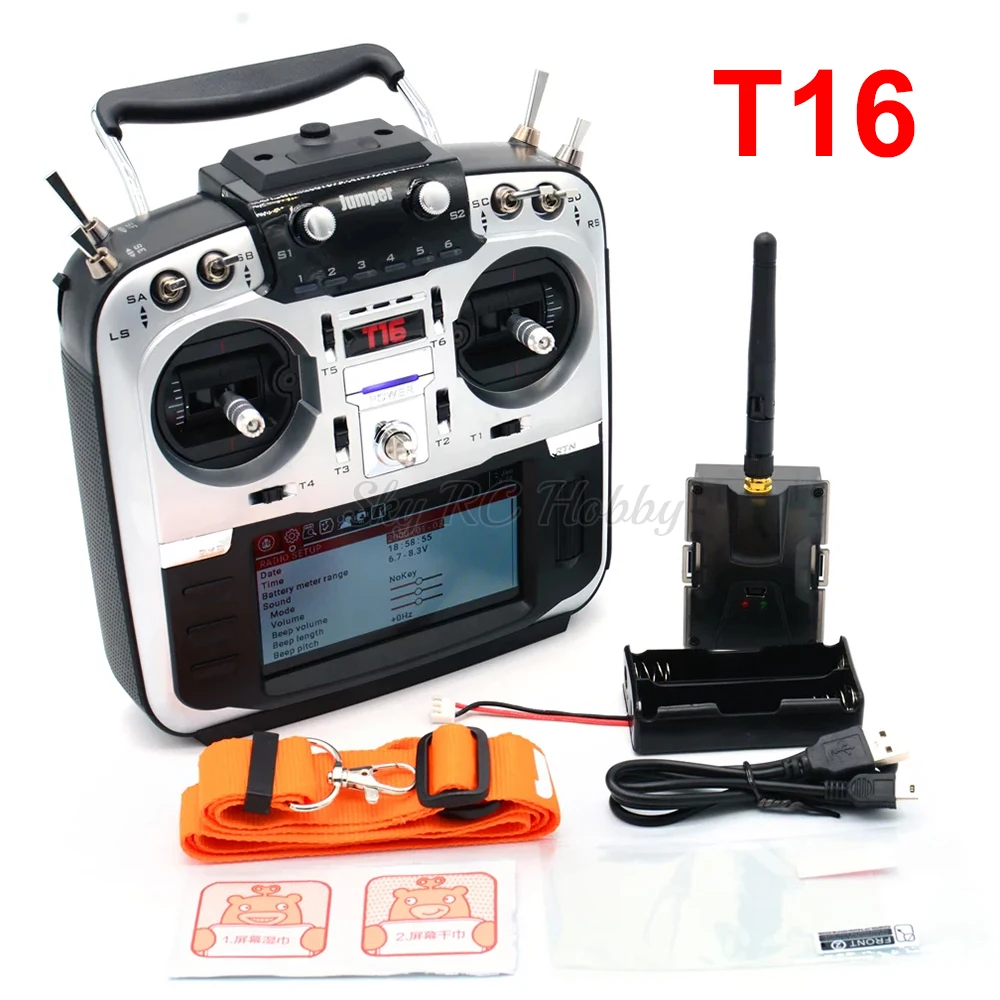 

Jumper T16 Open Source Multi-protocol Radio Transmitter JP4-in-1 RF Module 2.4G 16CH 4.3 inch 4.3" LCD for FPV RC Racing Drone