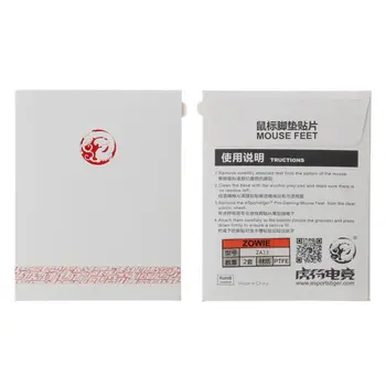 

2 Sets/pack Tiger Gaming Mouse Feet Skate For ZOWIE ZA13 White Mouse Glides Y3ND