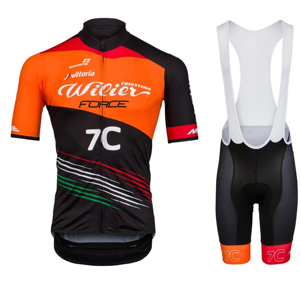 Комплект одежды для велоспорта Wilier мужской дизайнерский трикотажный комплект с