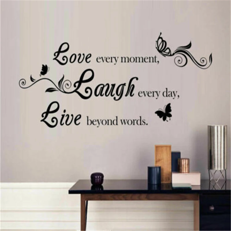 

Creative Beautiful Letter Wall Stickers Girl Room Living Room Decoration Home Wallpaper Mural Art Decal Stickers