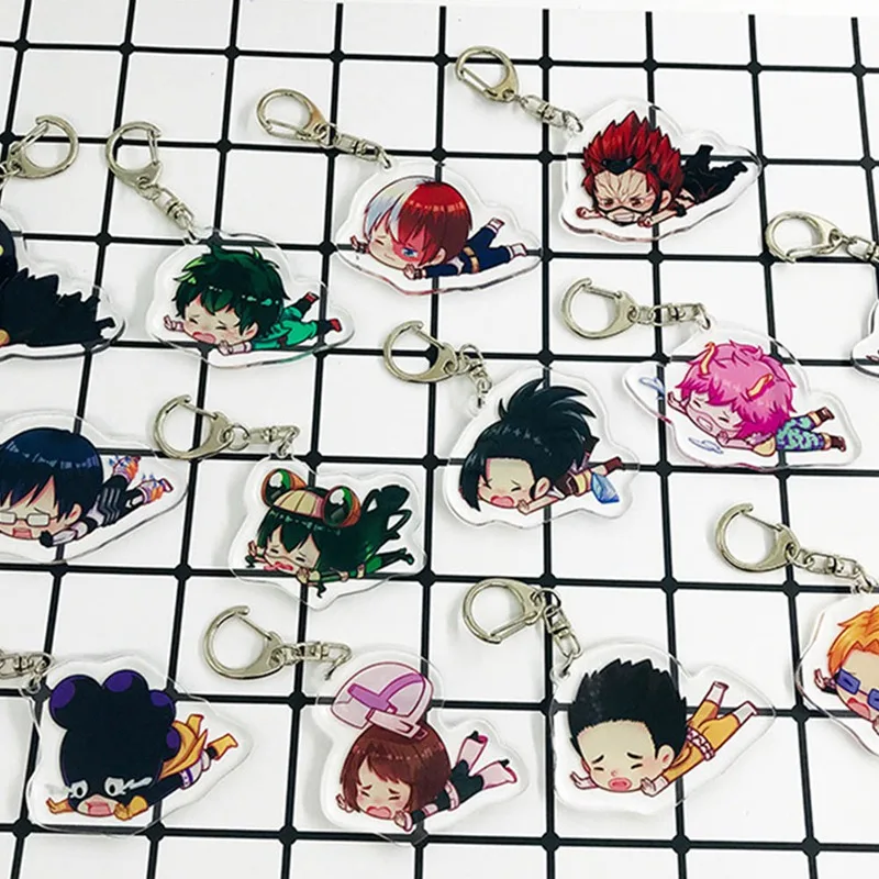 Брелок с аниме My Hero Academia Bakugo Katsuki Todoroki Shoto Llavero 1 шт.|Брелоки| |
