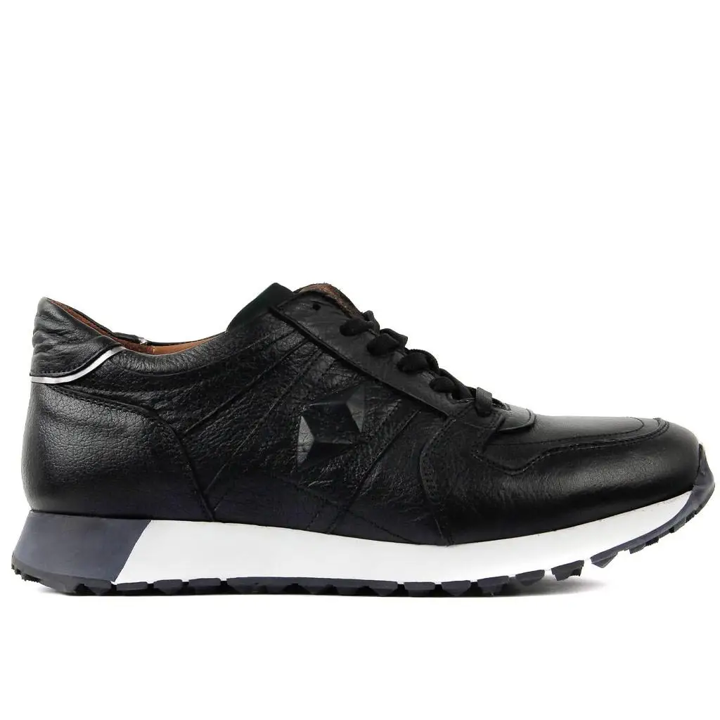 

Sail-Lakers Black Genuine Leather Men 'S Sneakers Casual Male Sports Shoes Very Comfortable Casual Shoes