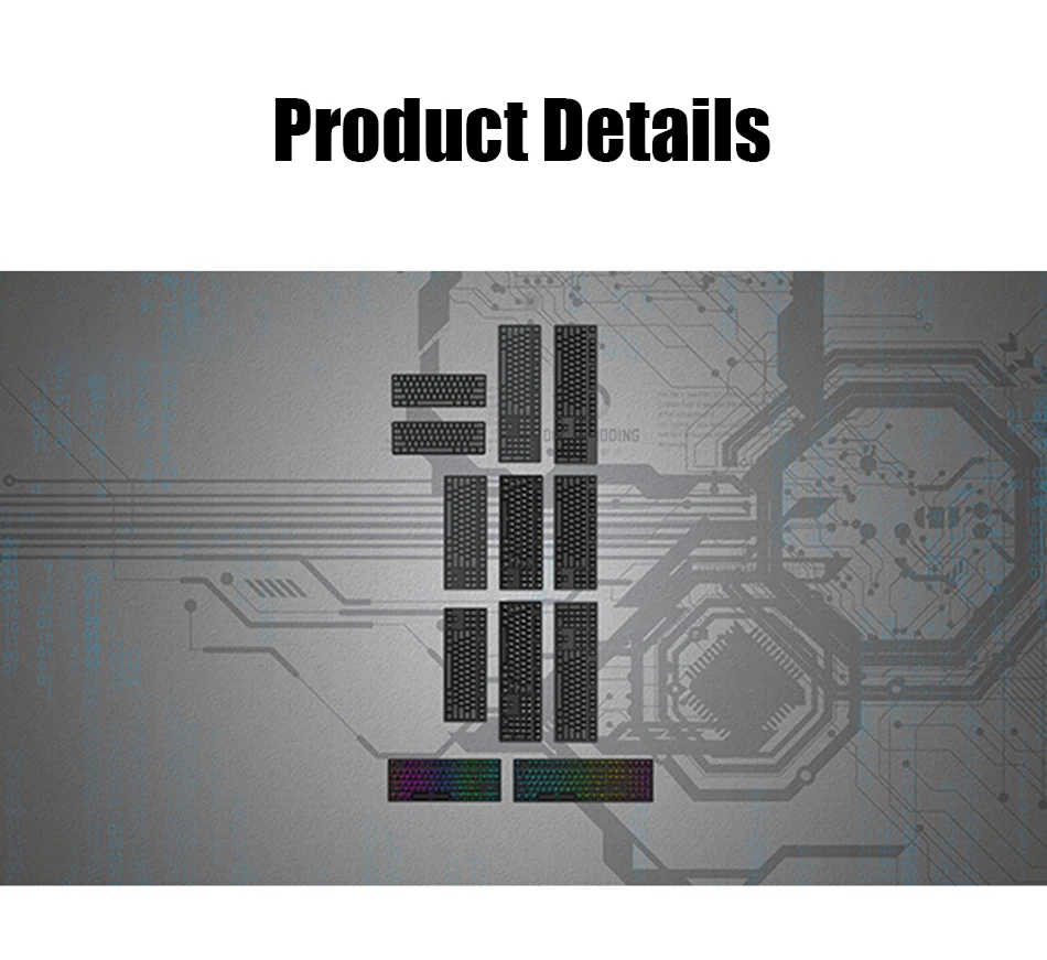 Mechanical Keyboard Thick PBT Keycap Cherry Mx Switch Cherry/Black/Green/Tea/Red Axis Full Size Non-Backlit Gaming Keyboard