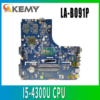 

Akemy LA-B091P Motherboard For Lenovo LA-B091P B40-80 B40-70 E40-70 Laotop Mainboard with I5-4300U CPU R5 M230