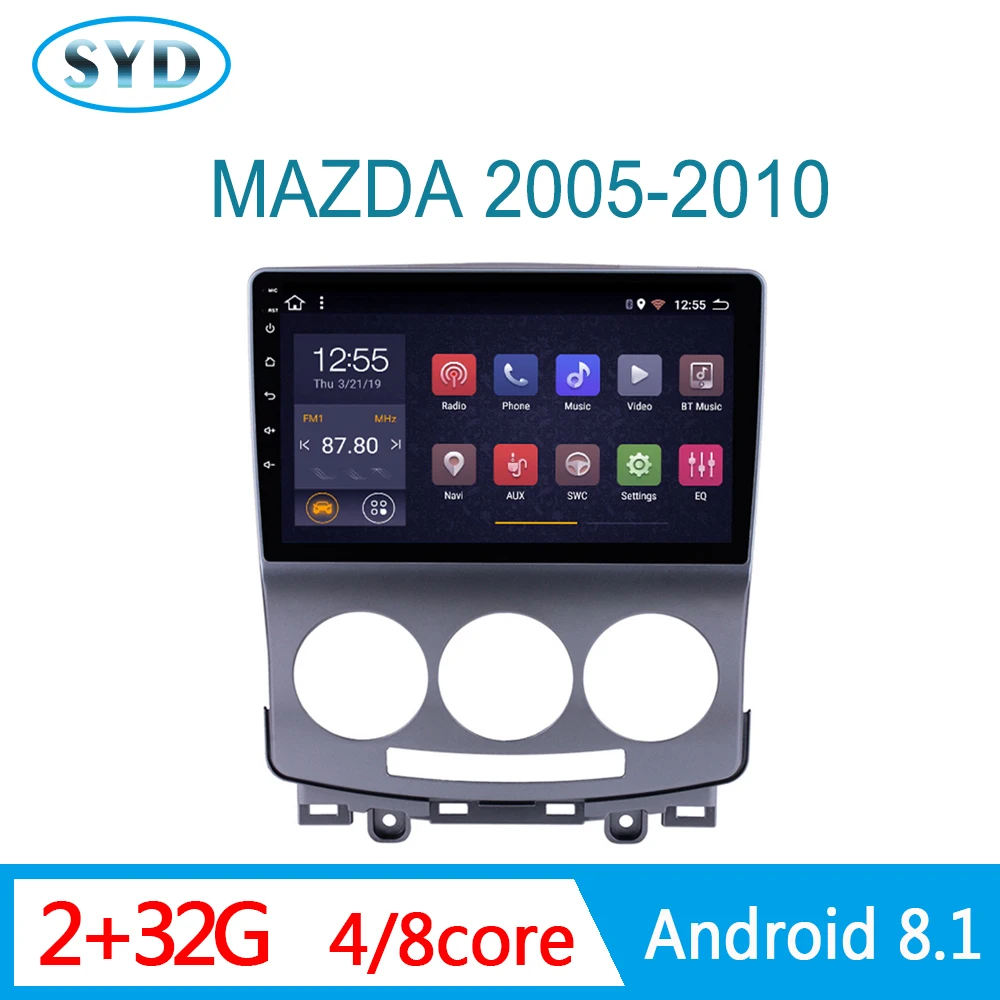 Автомобильная магнитола для Mazda 5 2005 2006 2007 2010 2G 32G Центральный DVD мультимедийный