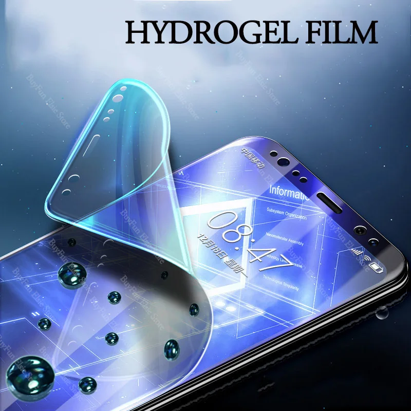 Protective Film On For Samsung Galaxy S20 Ultra S10 S9 S8 Plus S10e Screen Protector Note 10 Hydrogel | Мобильные телефоны и