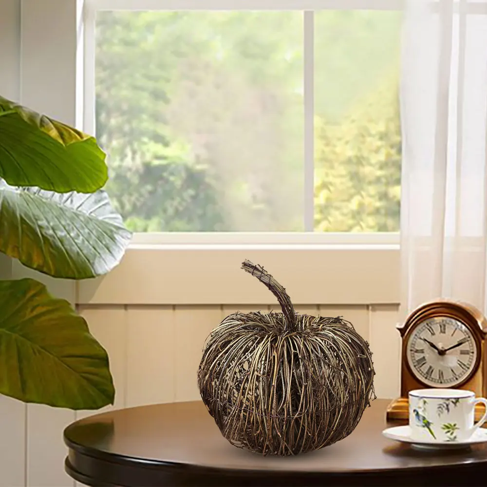 Natural Dried Rattan Pumpkins Handmade Pumpkin Fall Diy Retro Autumn Home Accents Harvest Festival Party Decorations Wreath Natural Dried Rattan Pumpkins Handmade Pumpkin Fall Diy Retro Autumn Home Accents Harvest Festival Party Decorations Wreath