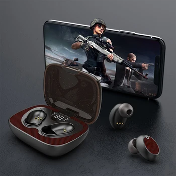 

ES02 Tws 5.0 Bluetooth Earphones With Mic Earpiece Hifi True Stereo Wireless Earphone Handsfree Sports Earbuds Gaming Headset