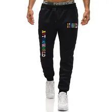 ASTROWORLD мужские брюки для бега высокого качества, мужские брюки для фитнеса, повседневные эластичные штаны для бодибилдинга, повседневные спортивные штаны для бега