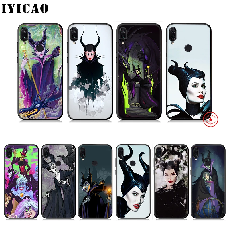 IYICAO Maleficent пленка мягкий чехол для Xiaomi Redmi Note 8 7 6 5 Pro 5A 4X задняя силиконовая |