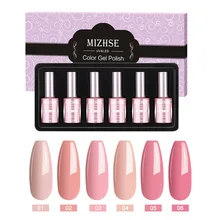 Mizhse 18 ml uv gel unha polonês manicure gel com vernis verniz um gel kit semi permanant led unha polonês permanente(China)