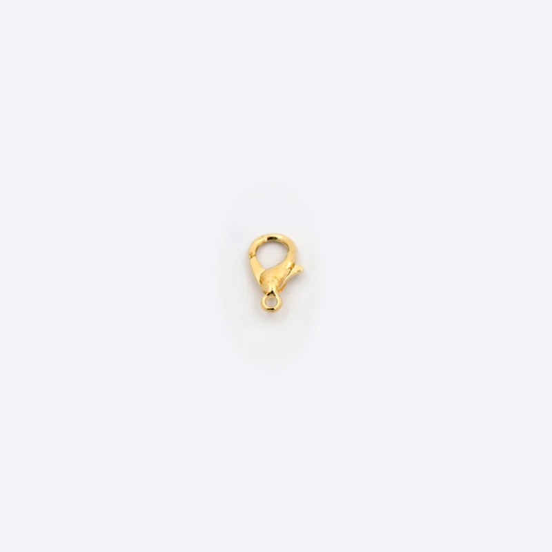 50 Stück KC Goldfarbene Knebel-Karabinerverschluss-Haken für DIY-Schmuckherstellung, Armband, Halskette, Ohrringe, Zubehör im Großhandel – Detail 3