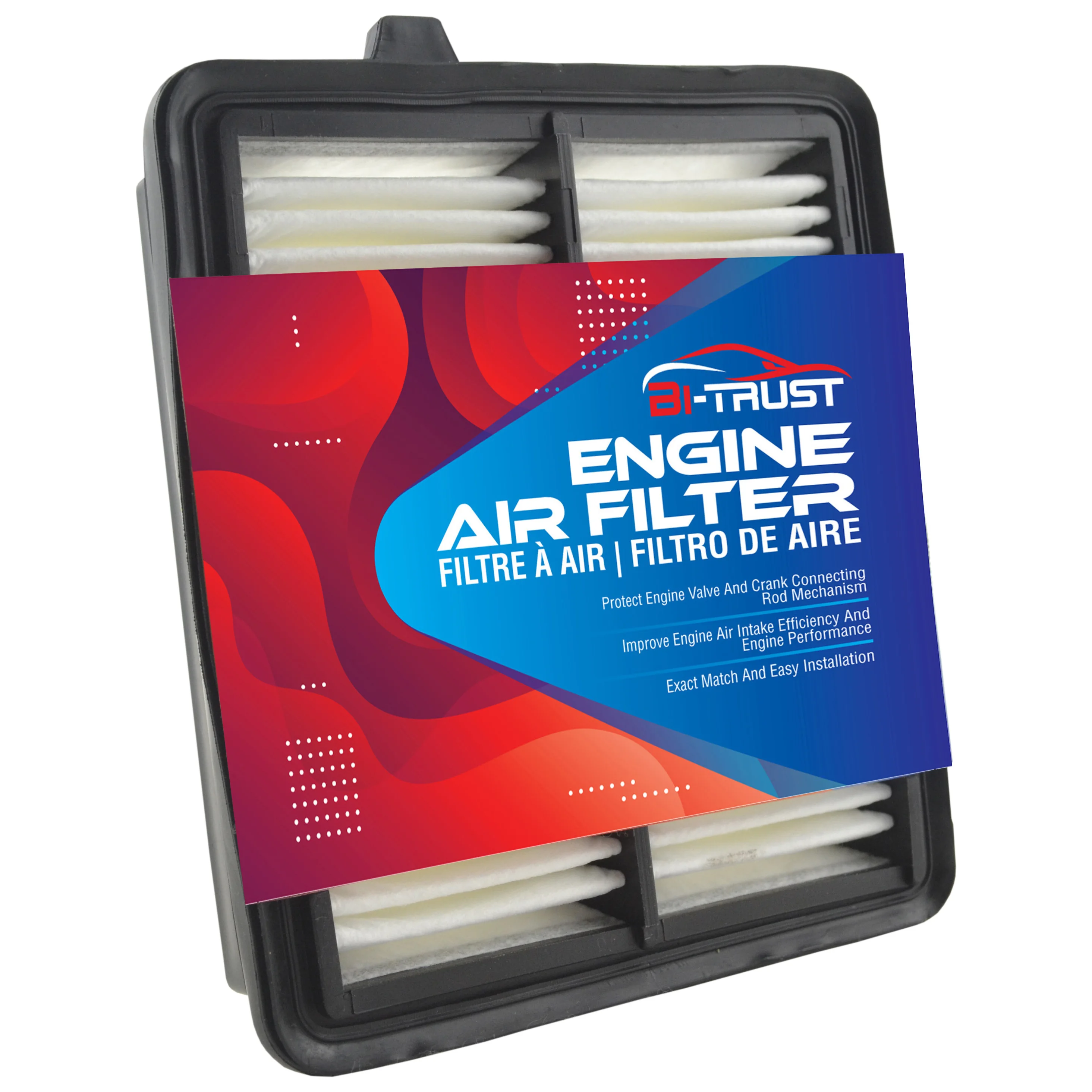 Bi-Trust Combo Set Engine & Carbon Cabin Air Filter for Honda Insight 2010-2014 L4 1.3L