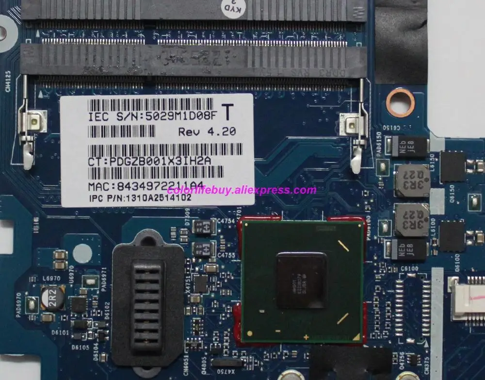Genuine 702847-001 702847-501 702847-601 6050A2514101-MB-A02 I3-3217U CPU Laptop Motherboard for HP EliteBook 9470M Notebook PC