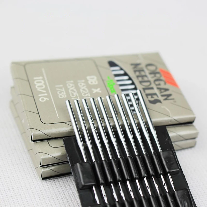 10pcs Lot High Quality Organ Needles Dbx1 Dcx1 Dpx5 Uyx128gas For Industrial Lockstitch Sewing Machine Singer Juki Brother Sewing Needles Aliexpress