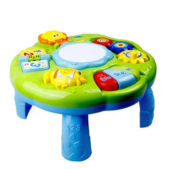 

Musical Activity Early Education Toddlers Learning Table Infants Play Center Game Baby Toys Lighting Sound Oyuncak