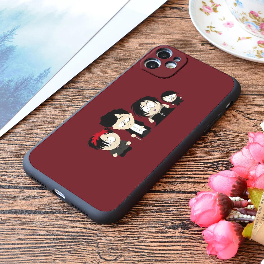 

For iPhone The Goth Kids Print Soft Matt Apple iPhone Case