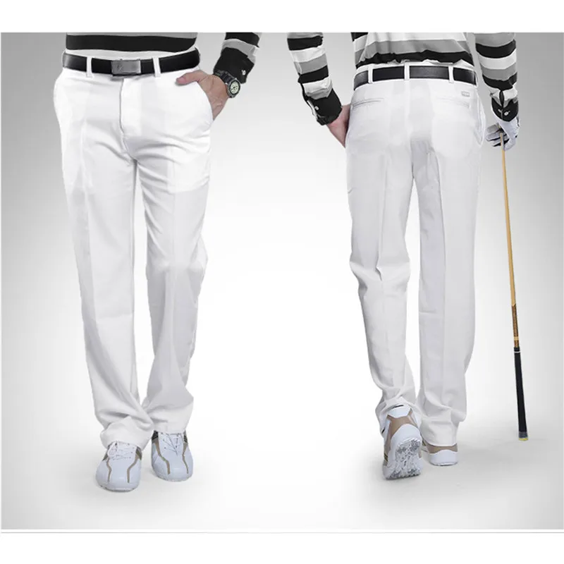 

PGM Summer Golf Pants Men's Polyester Broadcloth Full Length Waterproof Trousers 6 Colors XXS-XXXL Thickness Moderate