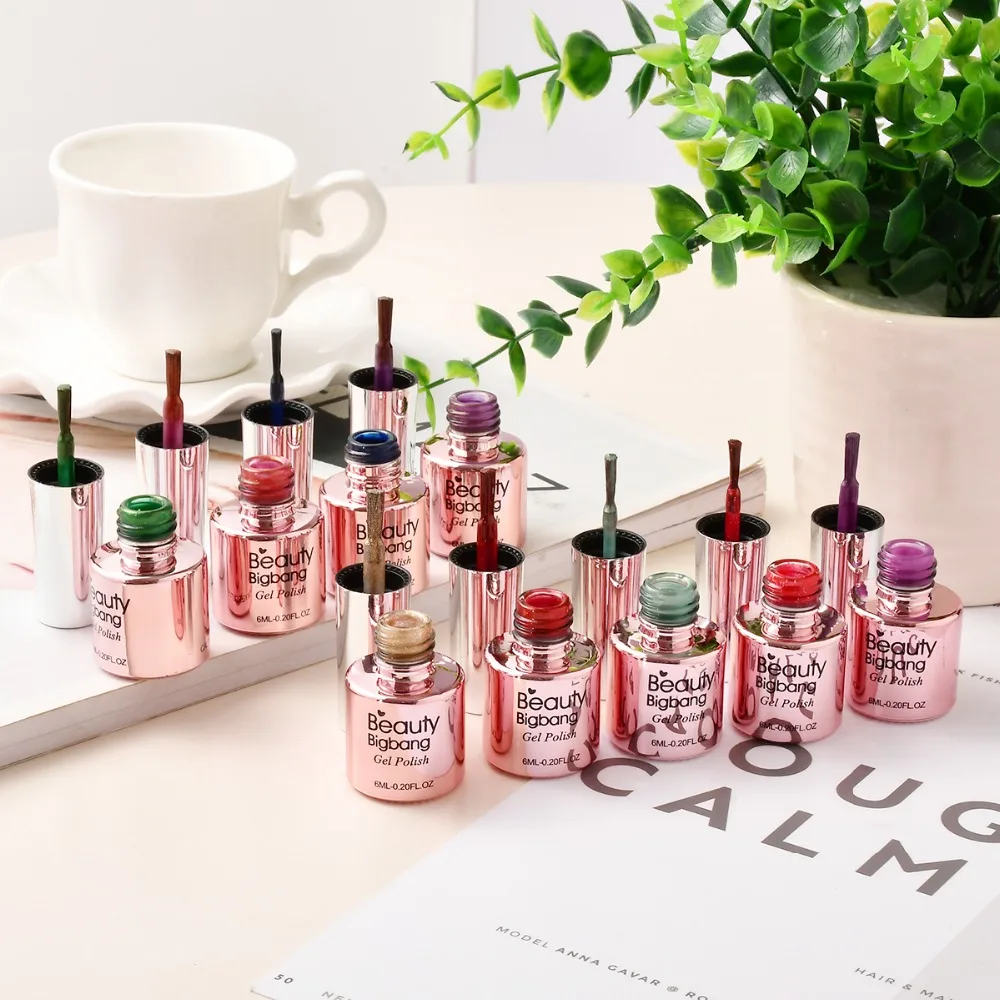 BeautyBigBang Магнитный кошачий глаз Гель-лак для ногтей смоляный лак замачивающиеся покрытые лаком ногти дизайн Сияющий УФ светодиодный Гель-лак для ногтей