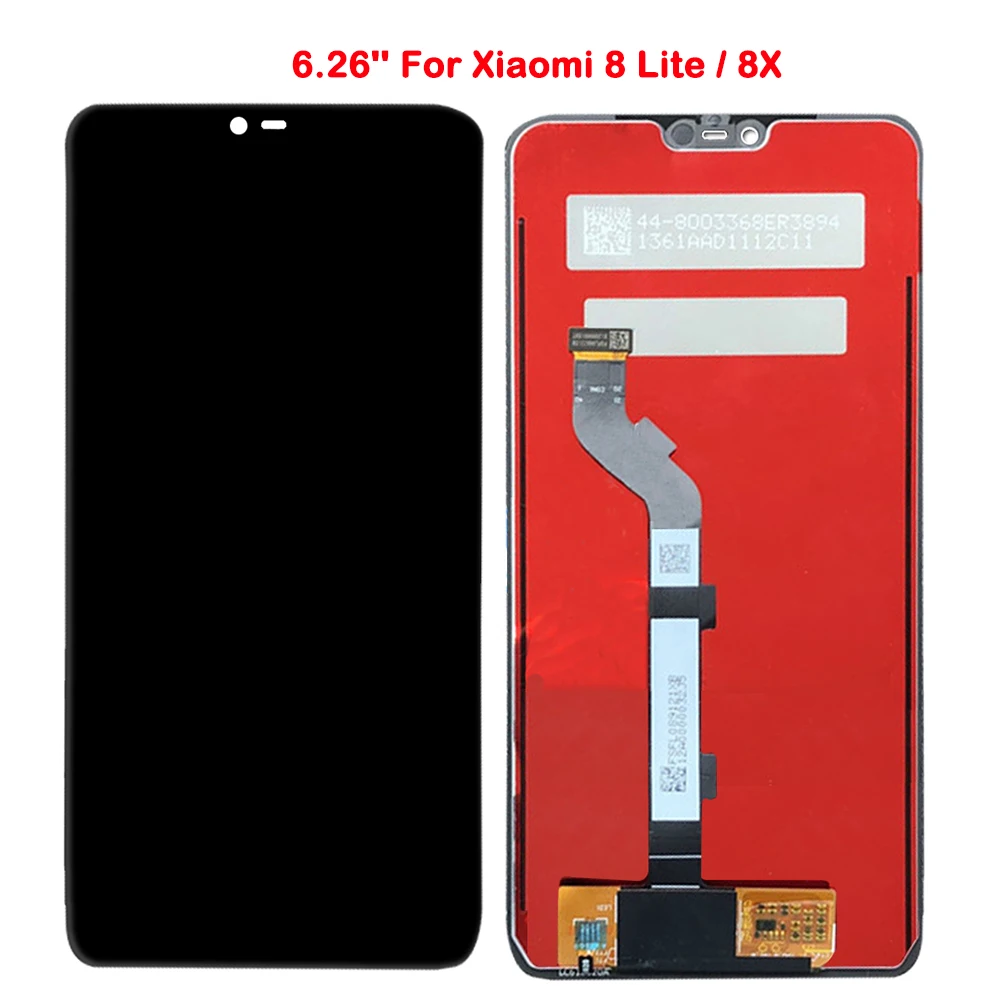 HD Дисплей ЖК-дисплей для Xiaomi Mi 8/8 SE/Honor 8 Lite/8X ЖК+ сенсорный экран ЖК-дисплей Дисплей планшета Ассамблеи 10-сенсорный экран Замена