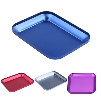 

Useful Aluminum alloy Screw Tray with netic Pad for RC Model Phone Car Repair Tool